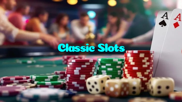 Classic Slots casino presented on mobile device in Pakistan with slots and live games